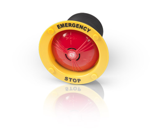P series panel mounting emergency stop buttons and enclosures